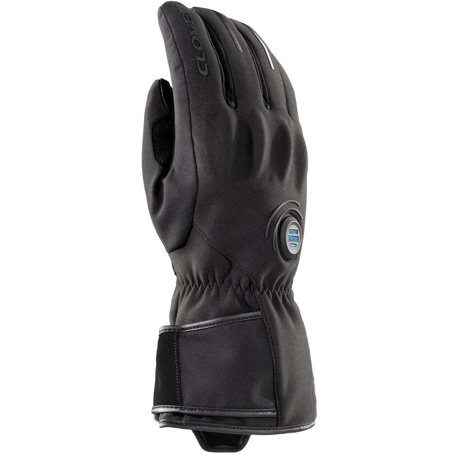 Clover METRO WP LADY Women's Heated Motorcycle Gloves, Black
