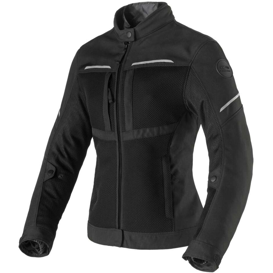 Clover NETSTYLE 3 LADY WP Perforated Women's Motorcycle Jacket Black