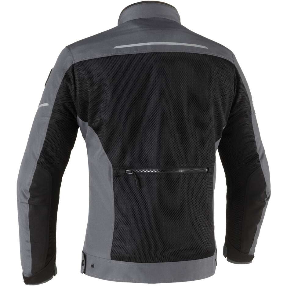 Clover NETSTYLE 3 WP Perforated Motorcycle Jacket Black Grey