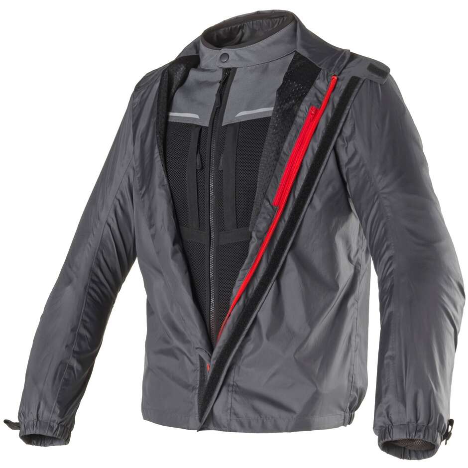 Clover NETSTYLE 3 WP Perforierte Motorradjacke Schwarz