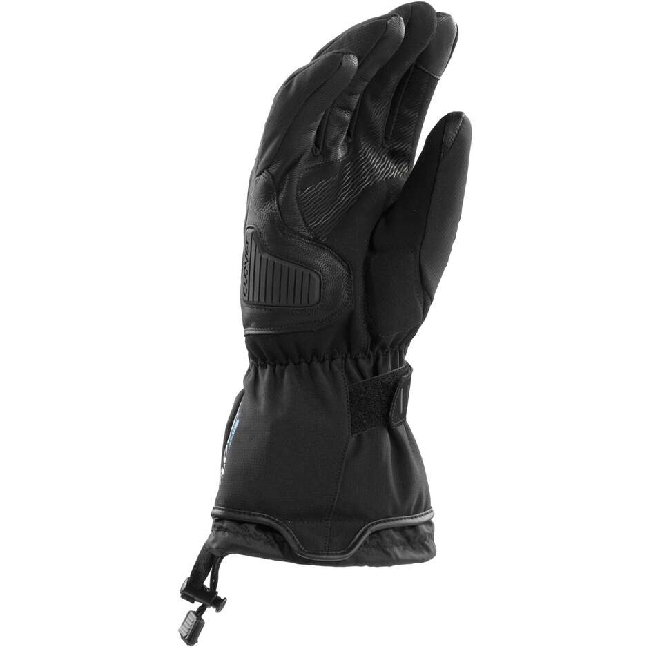 Clover POLAR WP HEATED Heated Motorcycle Gloves Black