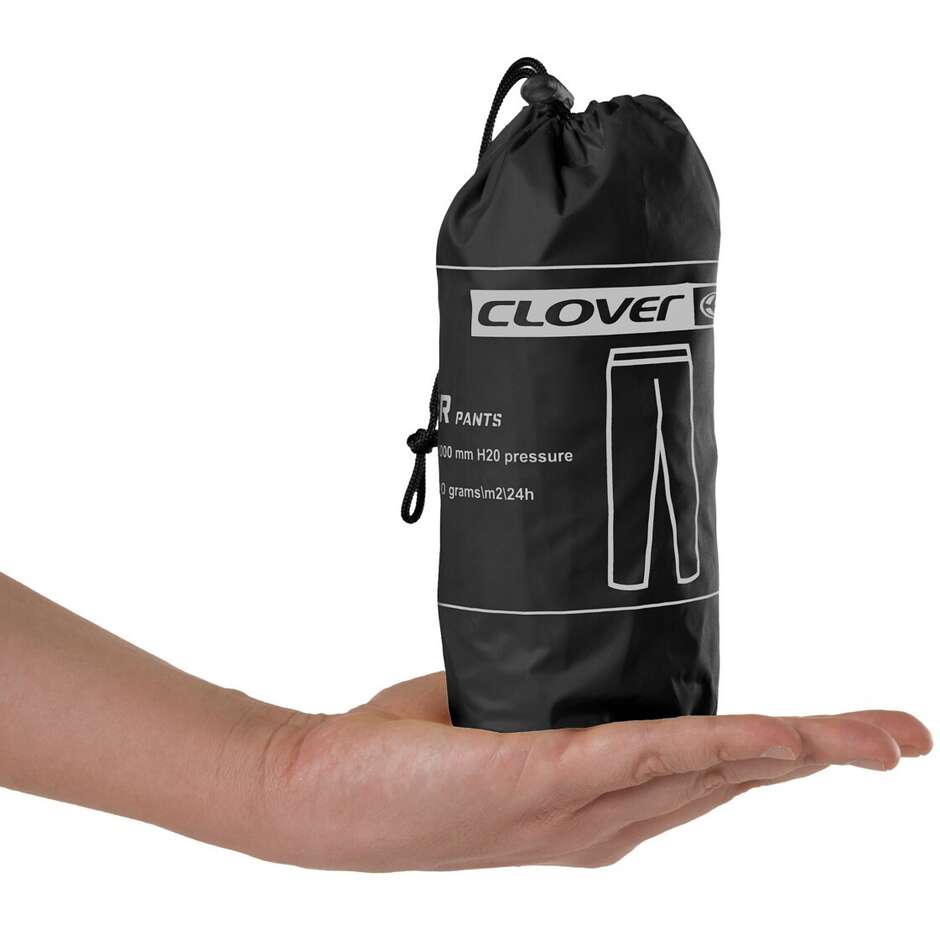 Clover RAINBLASTER WP Regen-Motorradhose Schwarz