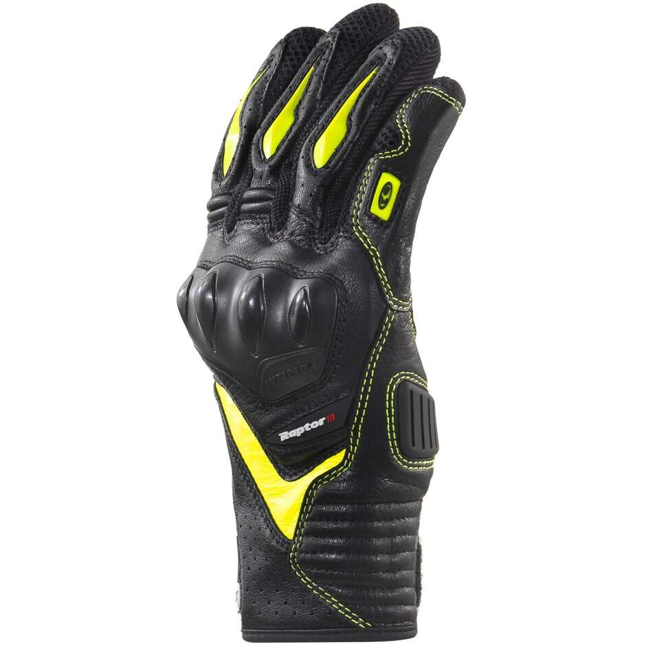 Clover RAPTOR 3 Motorcycle Gloves Black Yellow