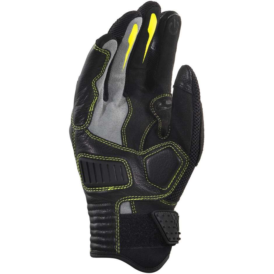 Clover RAPTOR 3 Motorcycle Gloves Black Yellow