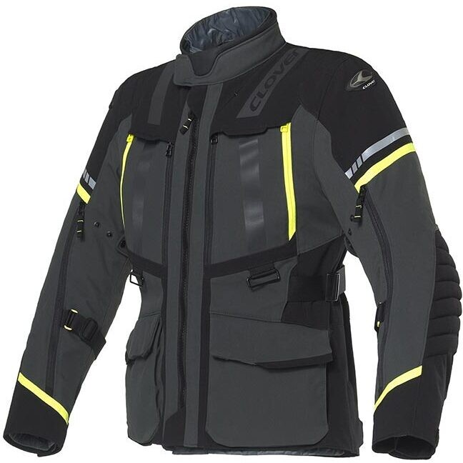 Clover SAVANA 4 WP LADY Women's Motorcycle Jacket Yellow Dark Grey
