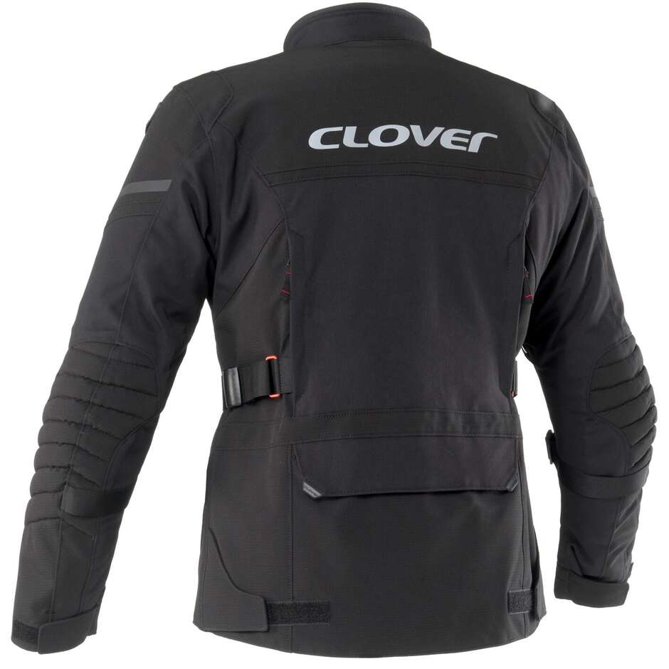 Clover SAVANA 4 WP Motorradjacke Schwarz