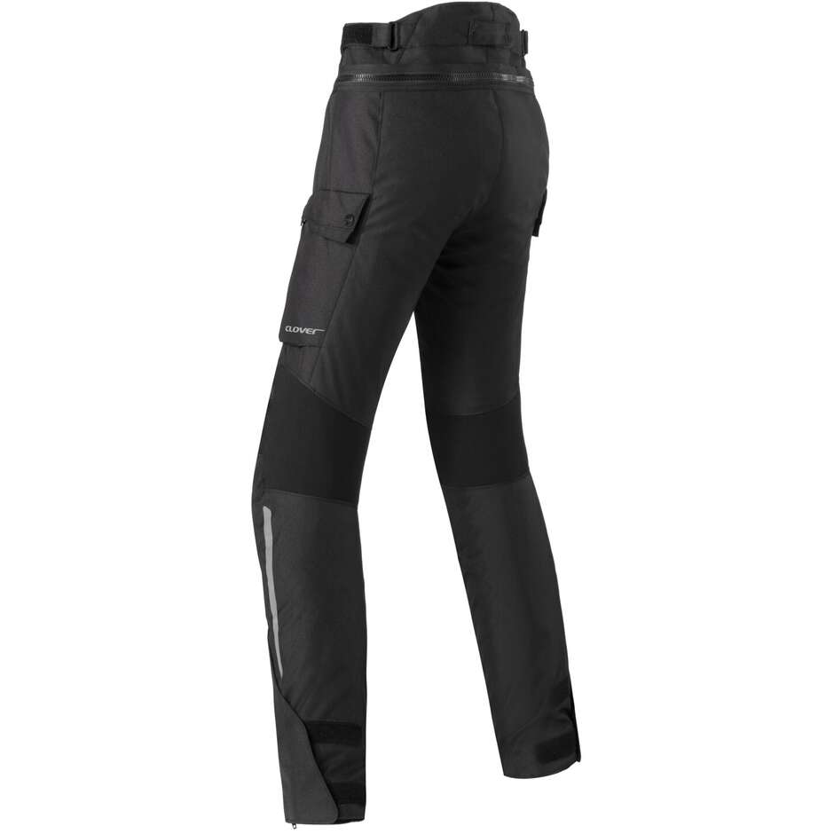 Clover SCOUT 3 WP LADY Women's Fabric Motorcycle Pants Black