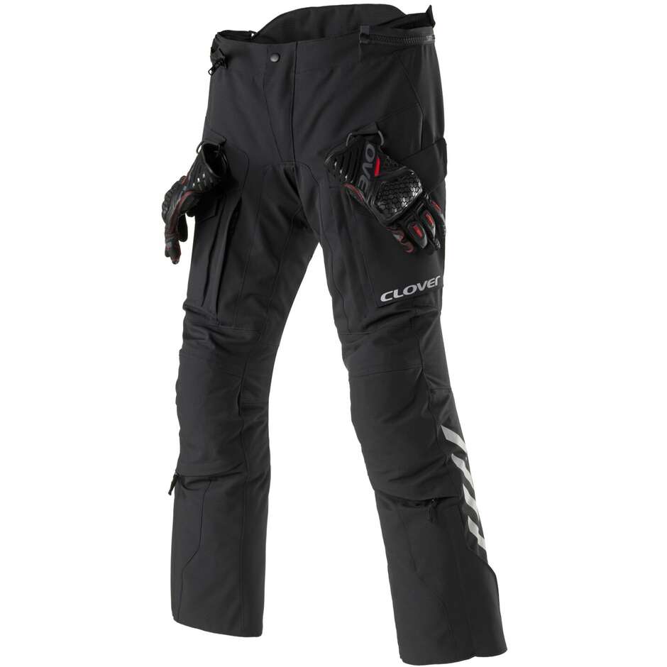 Clover SCOUT 4 WP Fabric Motorcycle Pants Black
