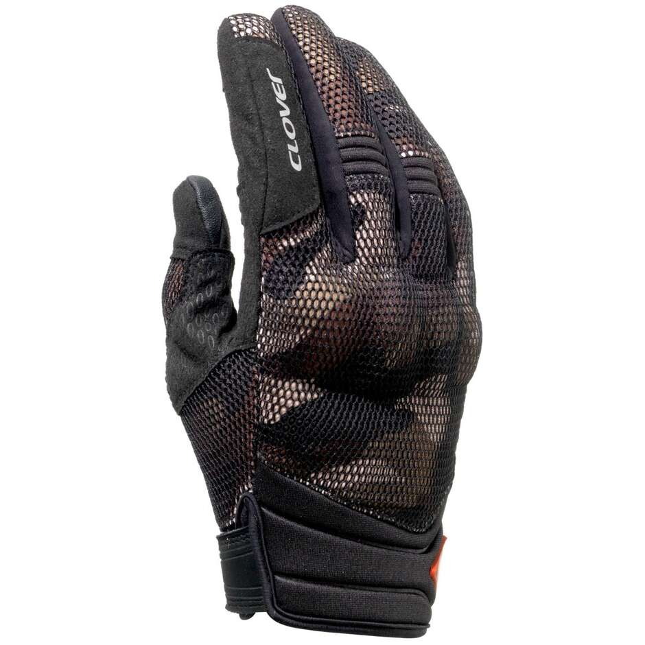 Clover STORM LADY Women's Summer Motorcycle Gloves Black Sand