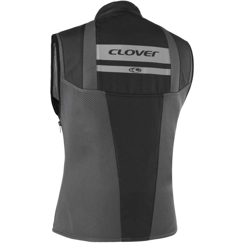 Clover SW 2 VEST Motorcycle Vest Black Grey