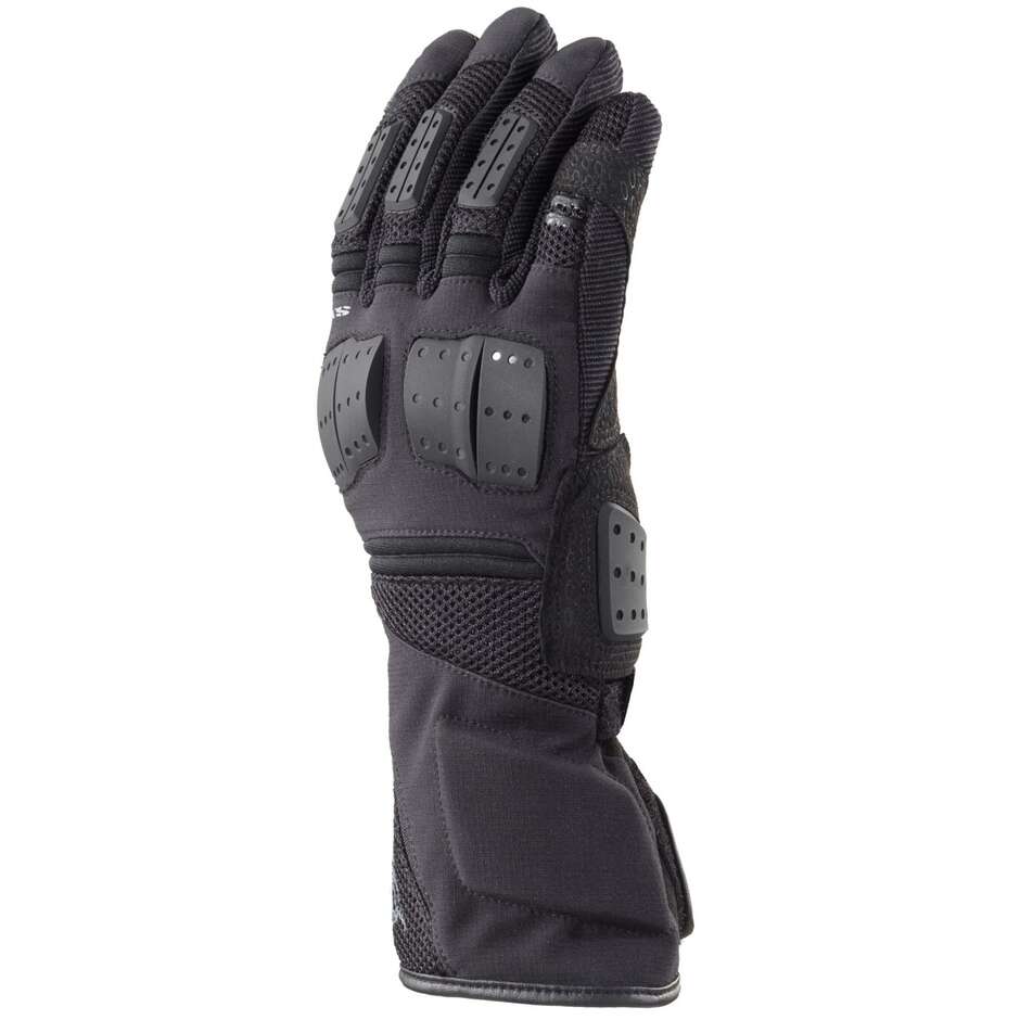 Clover SW-2 WP Wasserdichte Motorradhandschuhe Schwarz
