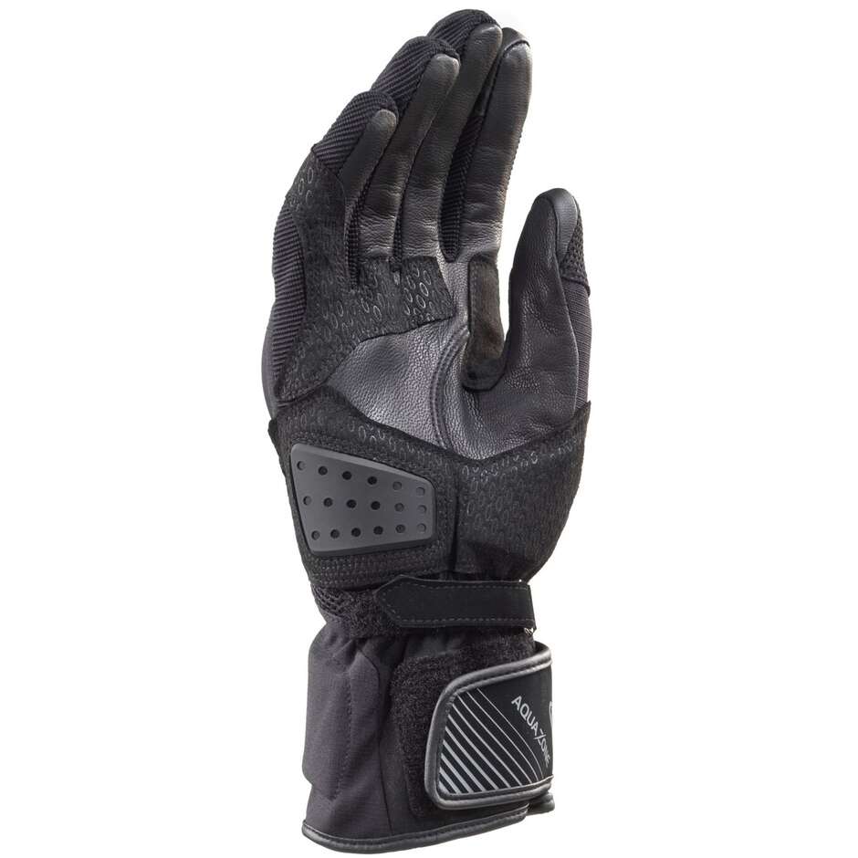 Clover SW-2 WP Wasserdichte Motorradhandschuhe Schwarz