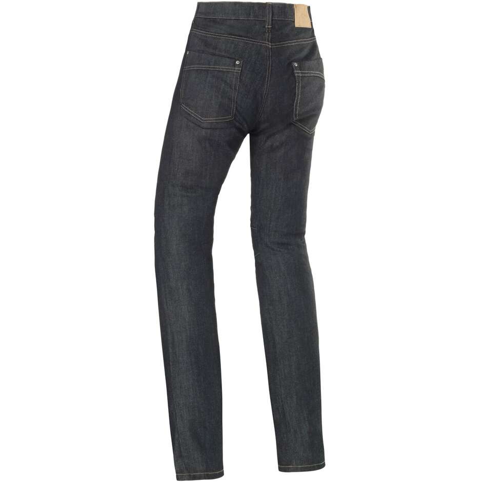 Pantalon moto en jean pour femme Clover SYS LIGHT LADY bleu résiné