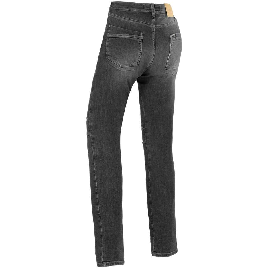 Clover SYS LIGHT LADY Women's Motorcycle Jeans Pants Black