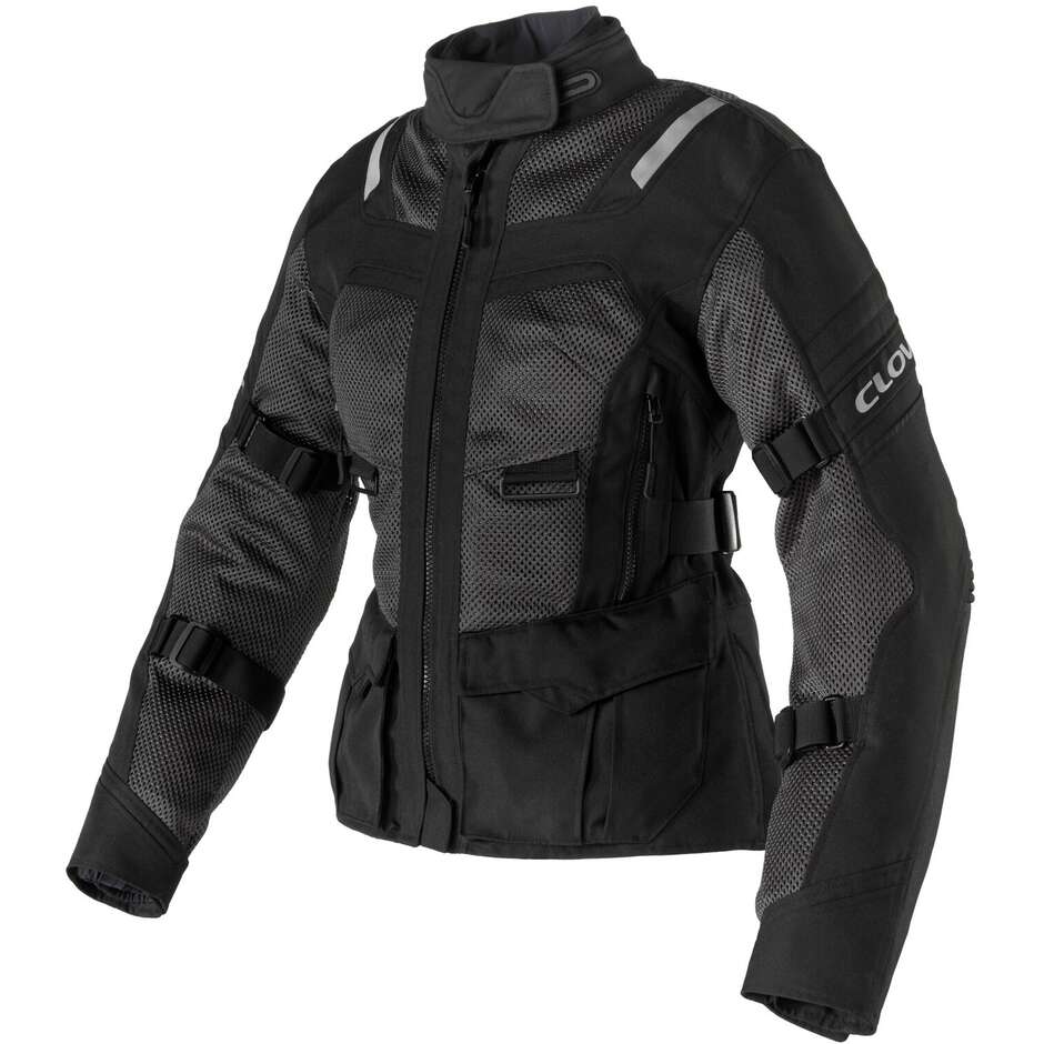Clover VENTOURING 4 LADY WP Women's Motorcycle Jacket Black