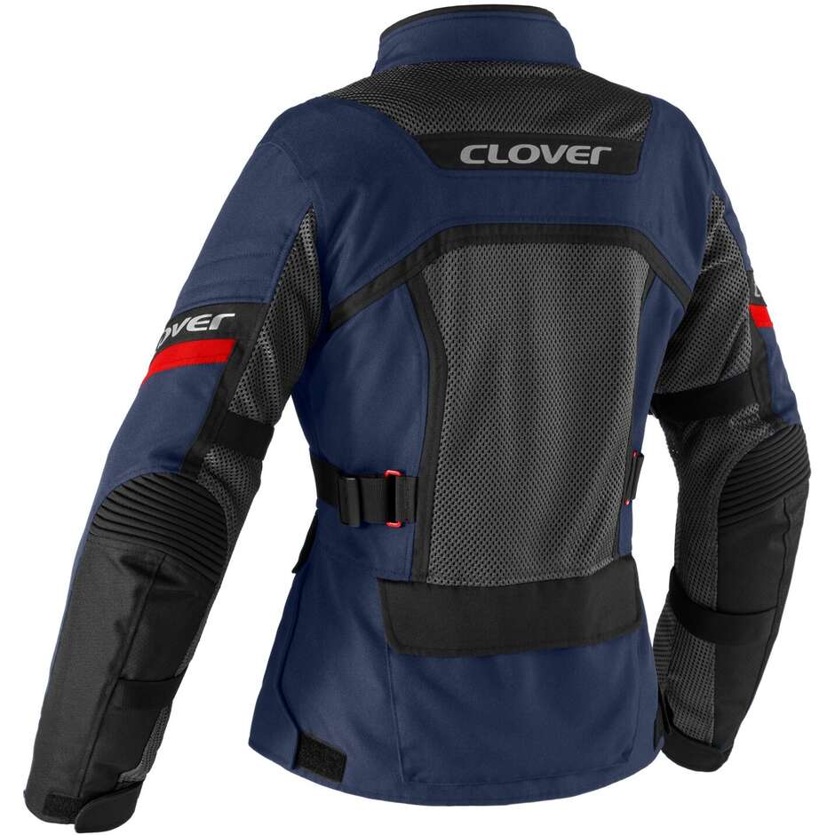 Clover VENTOURING 4 LADY WP Women's Motorcycle Jacket Navy Black
