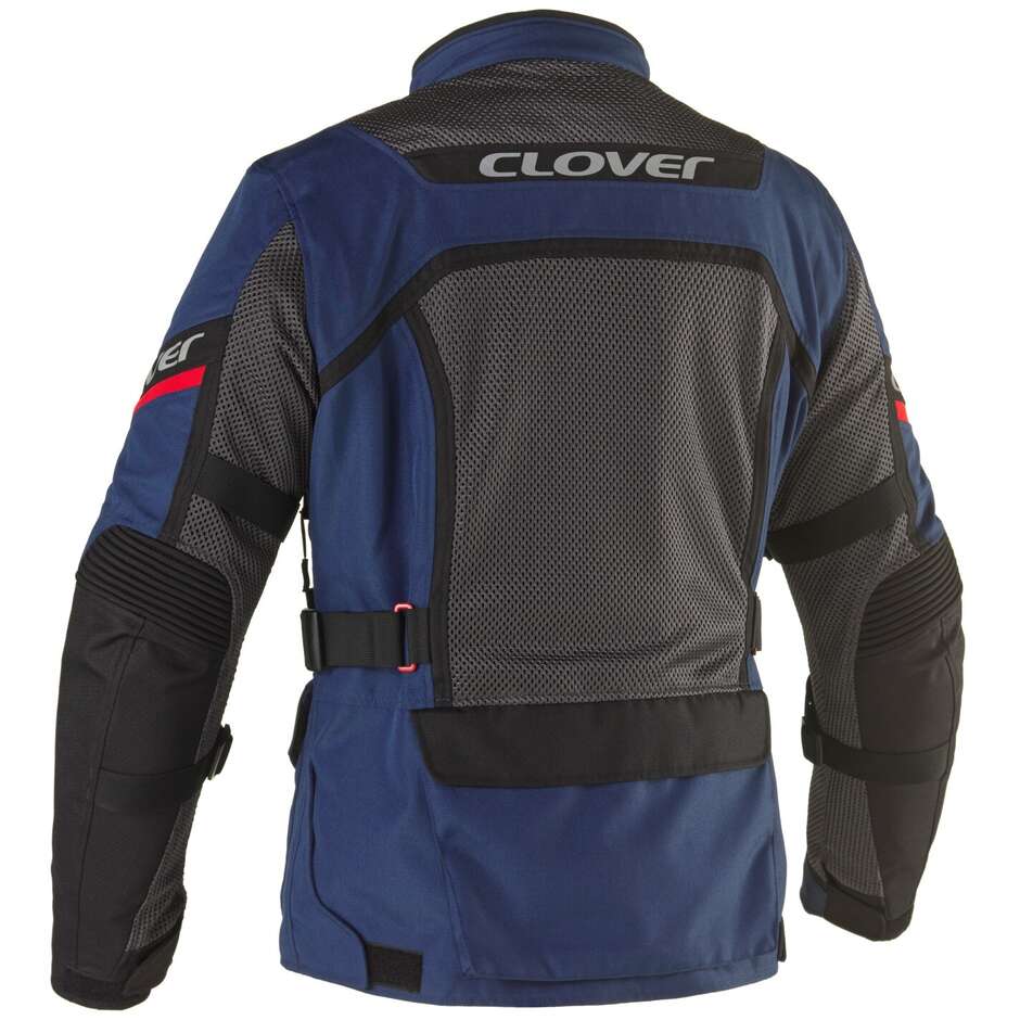 Clover VENTOURING 4 WP Motorcycle Jacket Navy Black