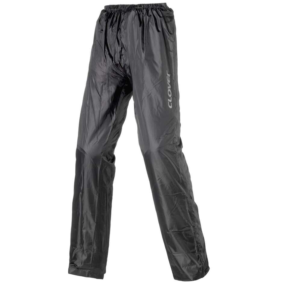Clover WET PRO WP Fabric Motorcycle Rain Pants Black