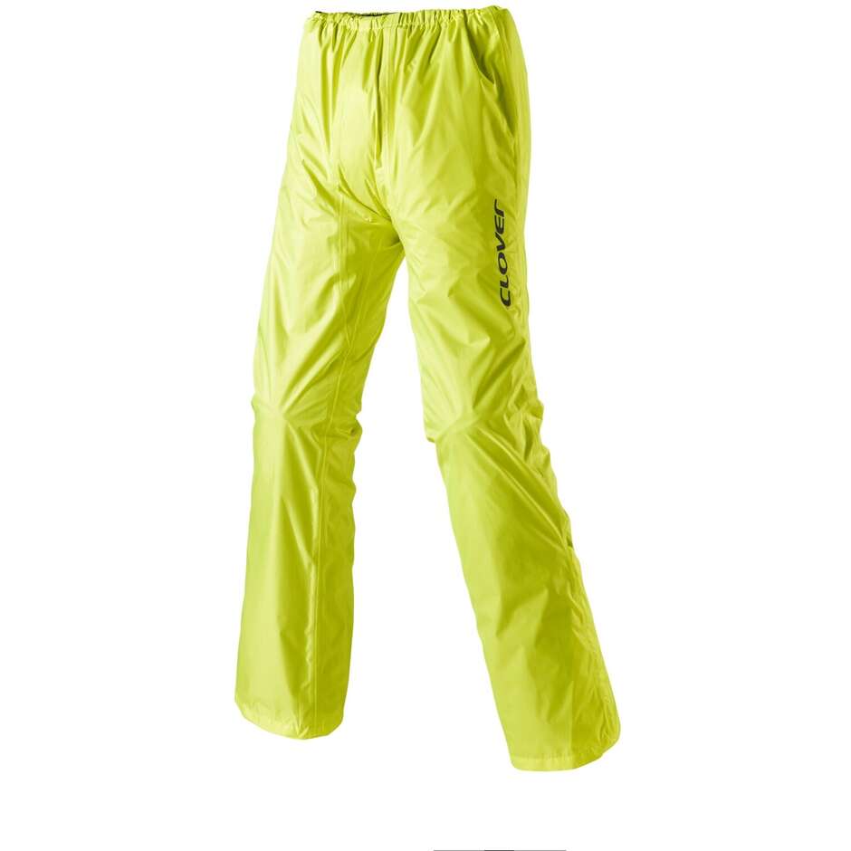 Clover WET PRO WP Fabric Motorcycle Rain Pants Yellow