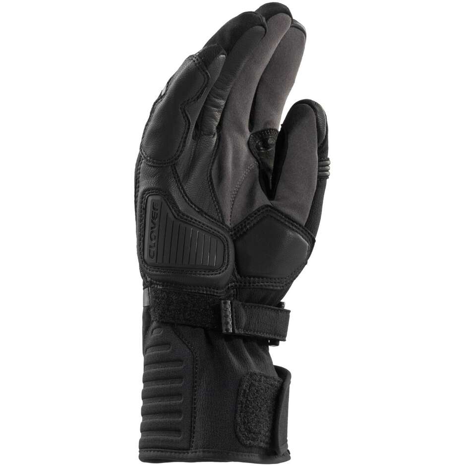 Clover WRZ-4 WP Winter-Motorradhandschuhe Schwarz