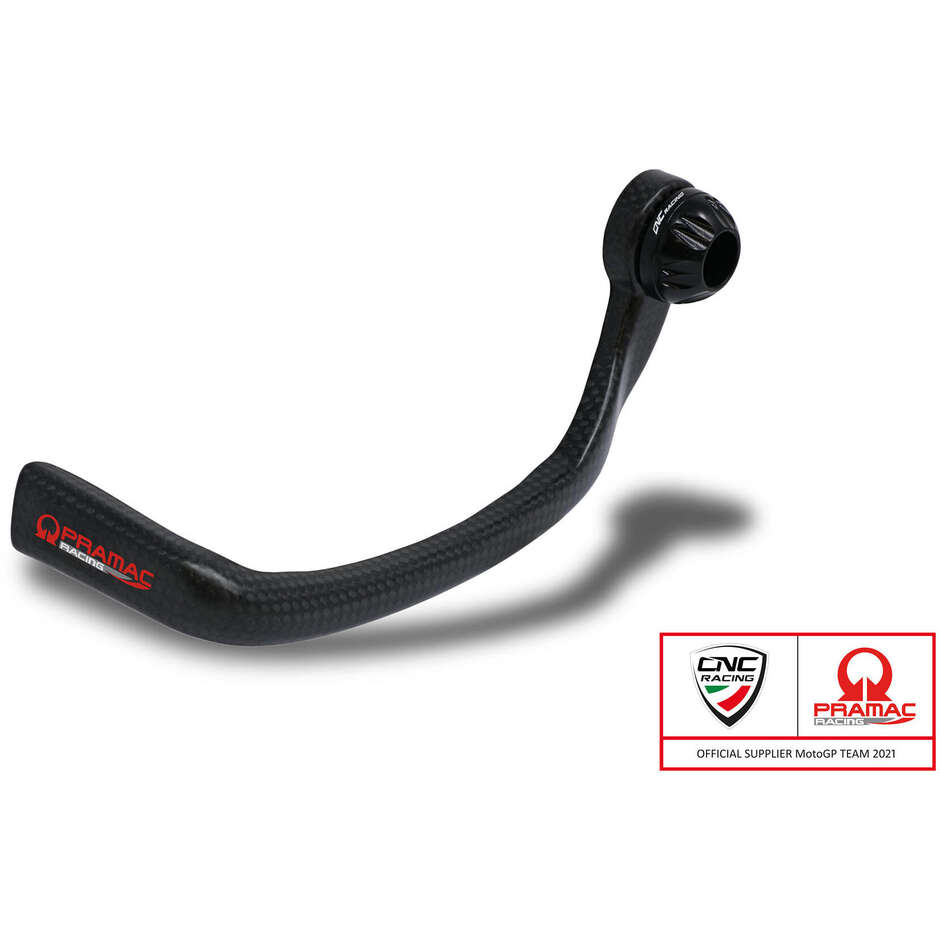 Clutch-Guard Carbon Race PL250 - Mattierter Carbon-Kupplungshebelschutz - Pramac Racing Limited Edition CNC Racing Schwarz