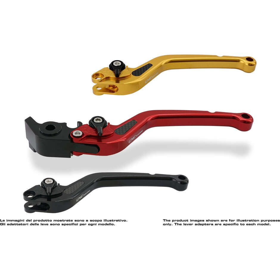 Clutch Lever LCL28 - Long Model CNC Racing Red