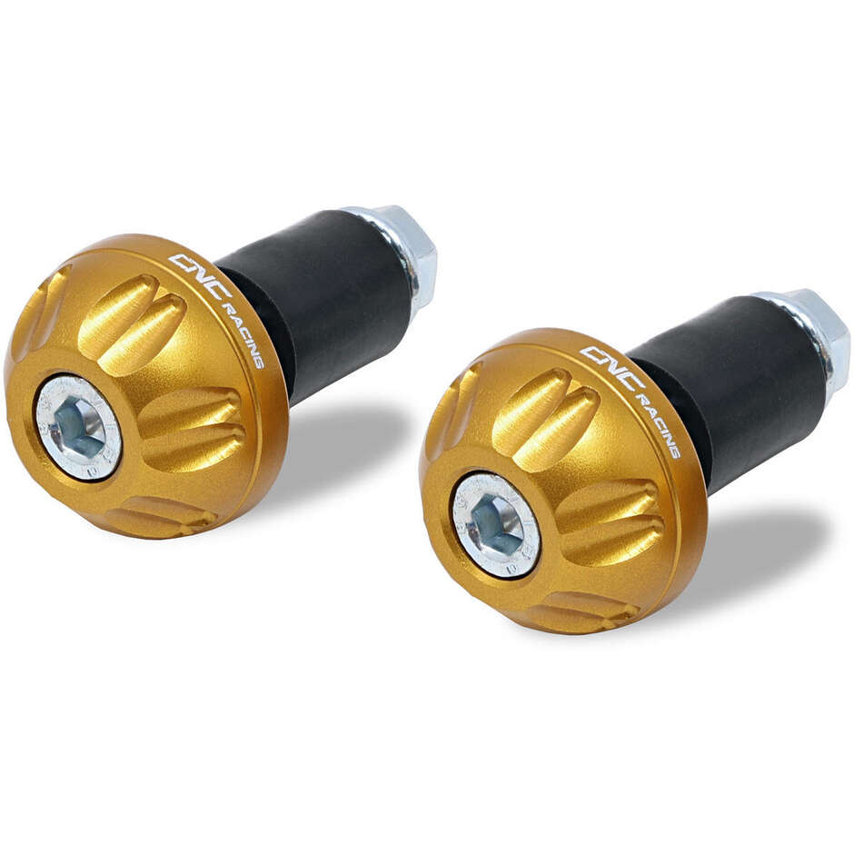 CM239 BLAZE CNC Racing Handlebar Weights Gold