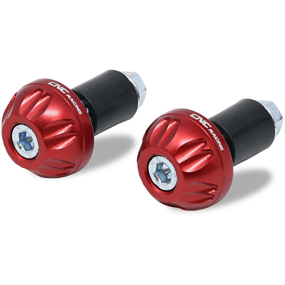 CM239 BLAZE CNC Racing Handlebar Weights Red