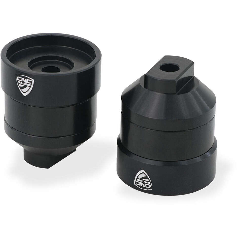 CM243 Lenkerendengewichte Moto Guzzi V85 TT CNC Racing schwarz