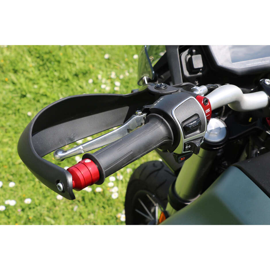 CM243 Lenkerendengewichte Moto Guzzi V85 TT CNC Racing schwarz