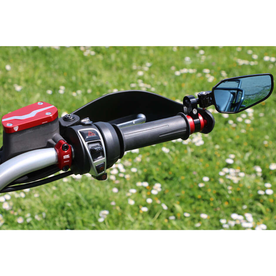 CM243 Lenkerendengewichte Moto Guzzi V85 TT CNC Racing schwarz