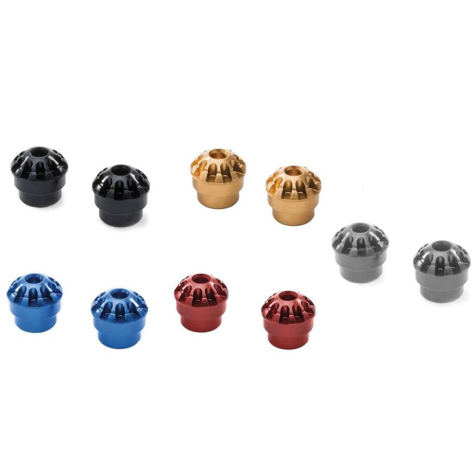 CNC Racing PCP01 "Grip" Footrest Caps Blue