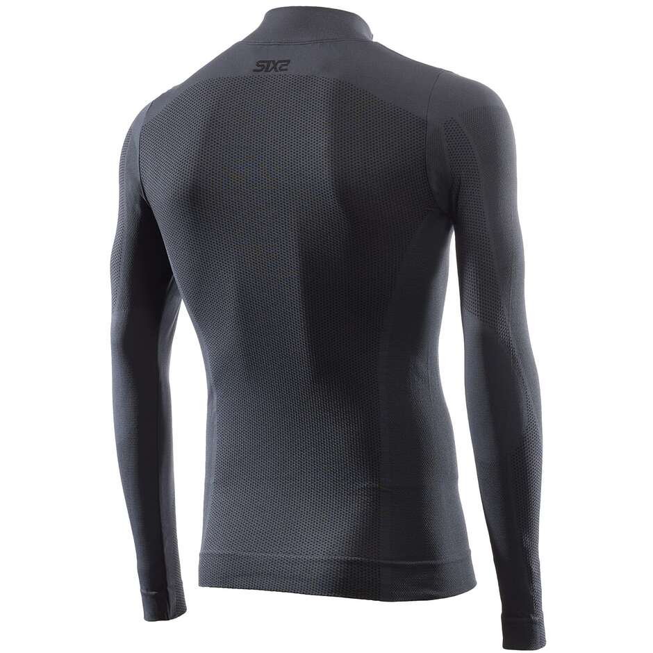 Col roulé intime 4 saisons Sixs TS3 V2 Gris foncé Noir
