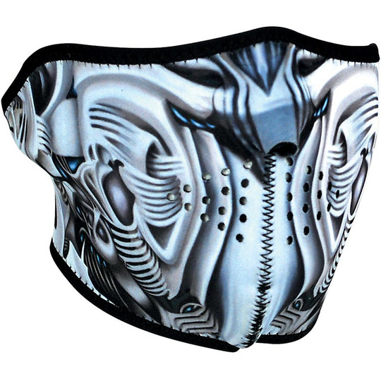 Collar Motorcycle Mask Zanheadgear Half Face Mask Biomechanics