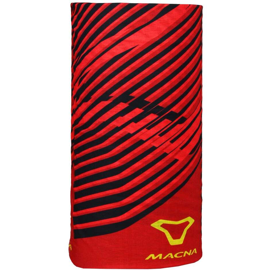 Collare Macna Logo Rosso Nero
