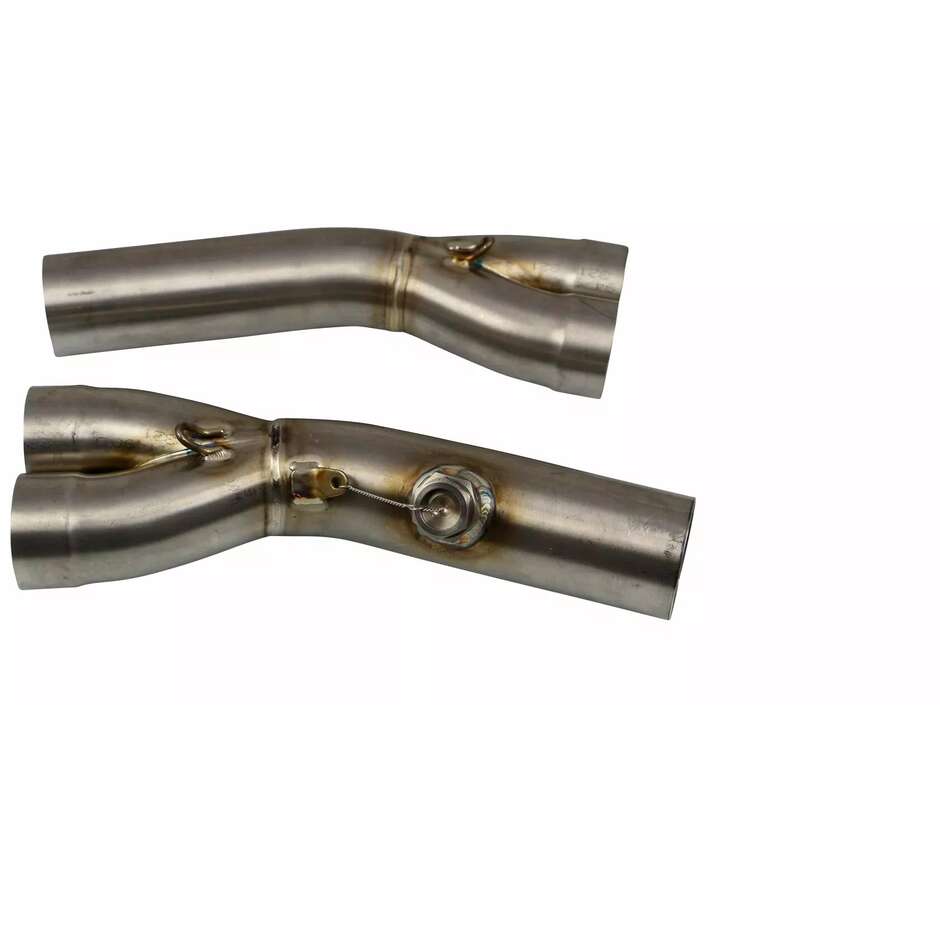 Collecteur d'échappement Akrapovic C-K6R6L spécifique pour KAWASAKI ZX-6 R 636 Ninja (13-19) ; ZX-6 R 600 Ninja (09-16); ZX-6R 636 ABS/KRT (13-23)