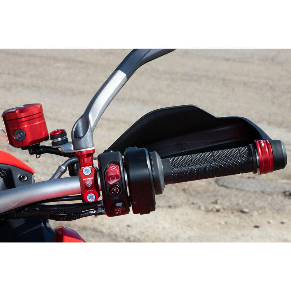 Collier de serrage droit CV021 Ducati Multistrada V4 CNC Racing Rouge