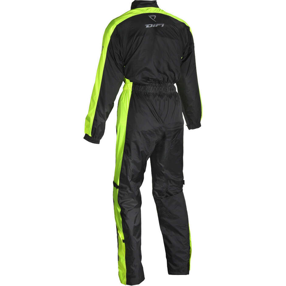 Combinaison de pluie 1 pièce DIFI Meadow Aerotex noir jaune