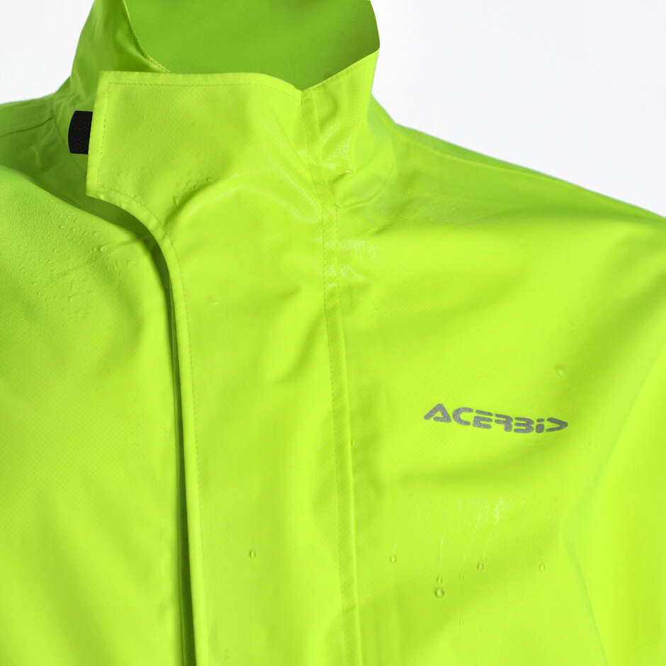 Combinaison de Pluie Acerbis Rain Set Thunder Noir Jaune Veste + Pantalon