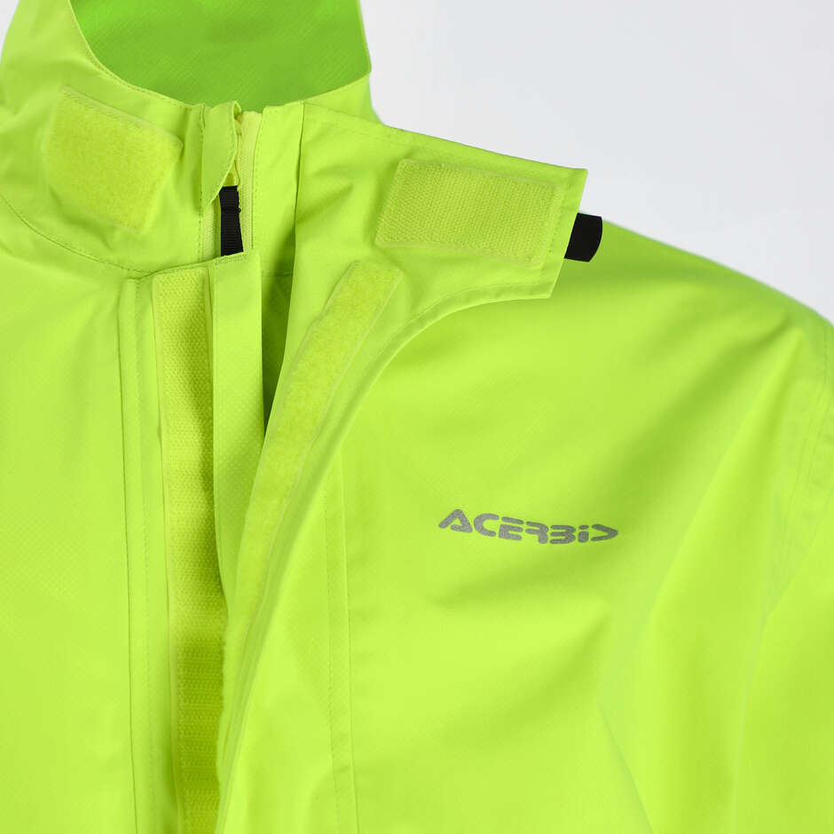 Combinaison de Pluie Acerbis Rain Set Thunder Noir Jaune Veste + Pantalon