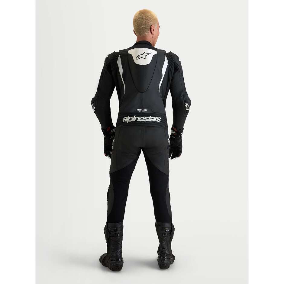 Combinaison en cuir Alpinestars Missile V3 une pièce noir/blanc