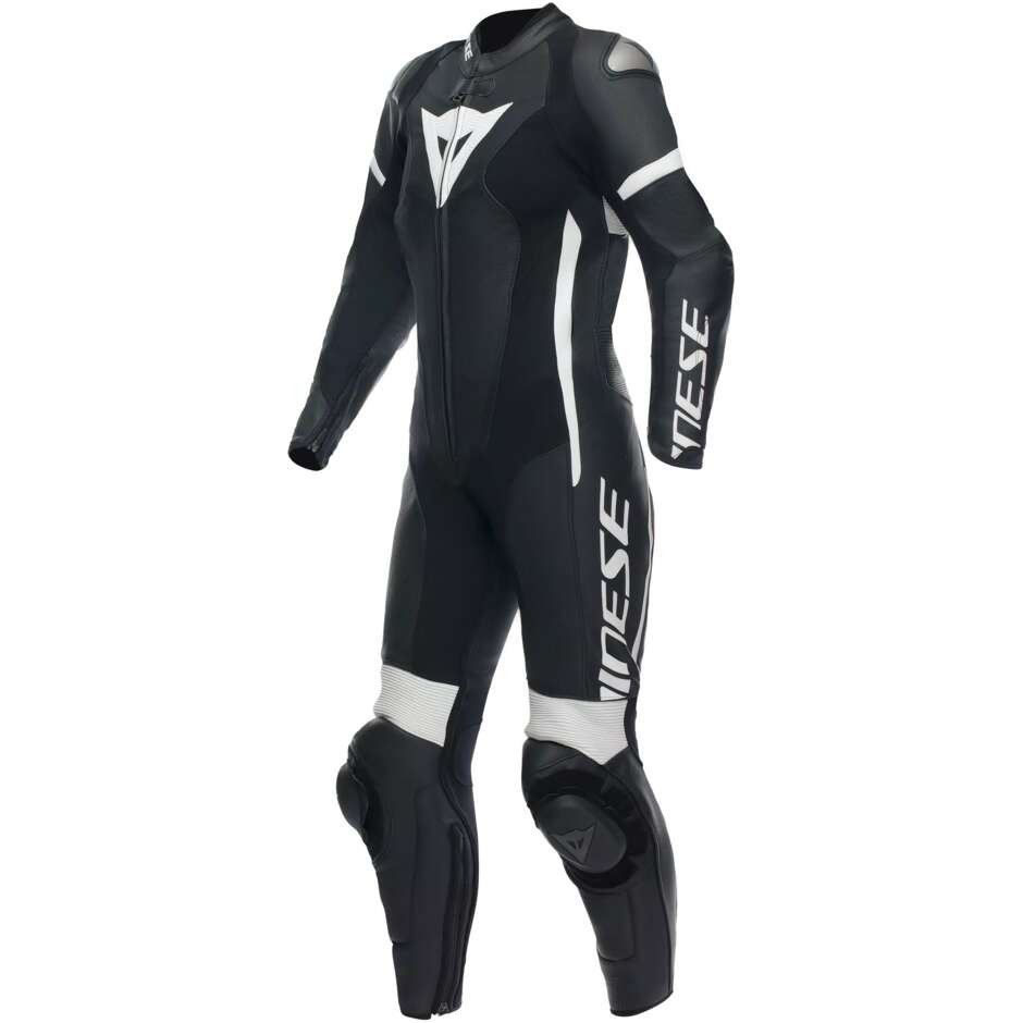 Tuta Moto Donna Intera Dainese GROBNIK LADY 1PC PERF. # Nero Nero Bianco