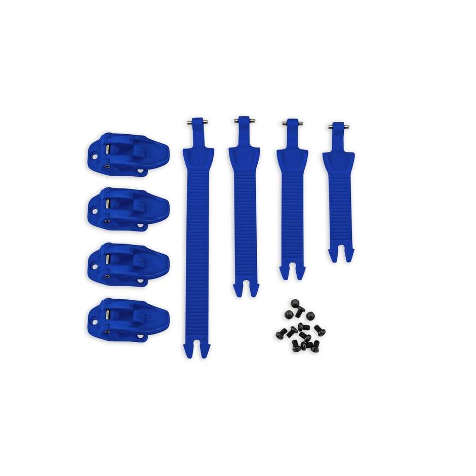 Complete Attachment Kit for Ufo Motocross Boots Blue