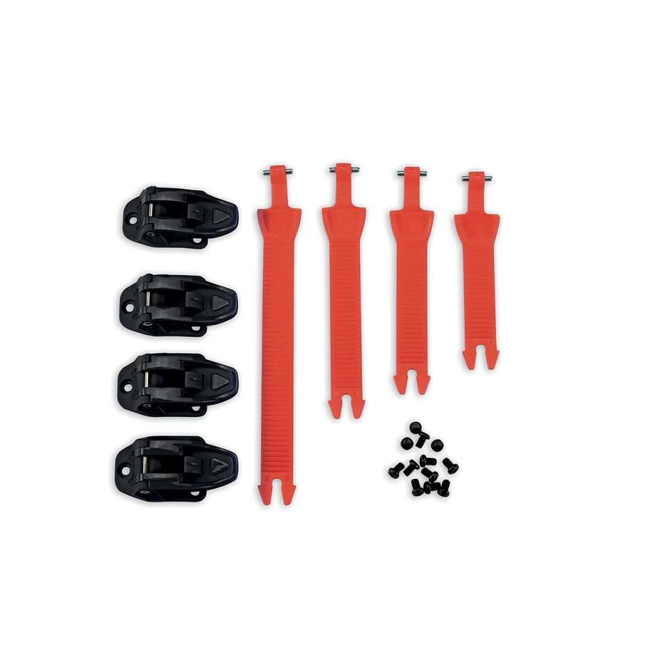 Complete Attachment Kit for Ufo Motocross Boots Fluo Orange