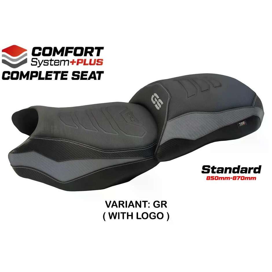Complete seat TPZ Italia Specific BMWFor R 1250 GS 2019-2023 Model Paphos Complete Comfort System Plus - Standard