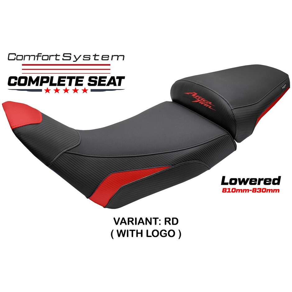 Complete seat TPZ Italia Specific HonPer for Africa Twin 1100 2020-2025 Model Asmara Comfort System - Lowered