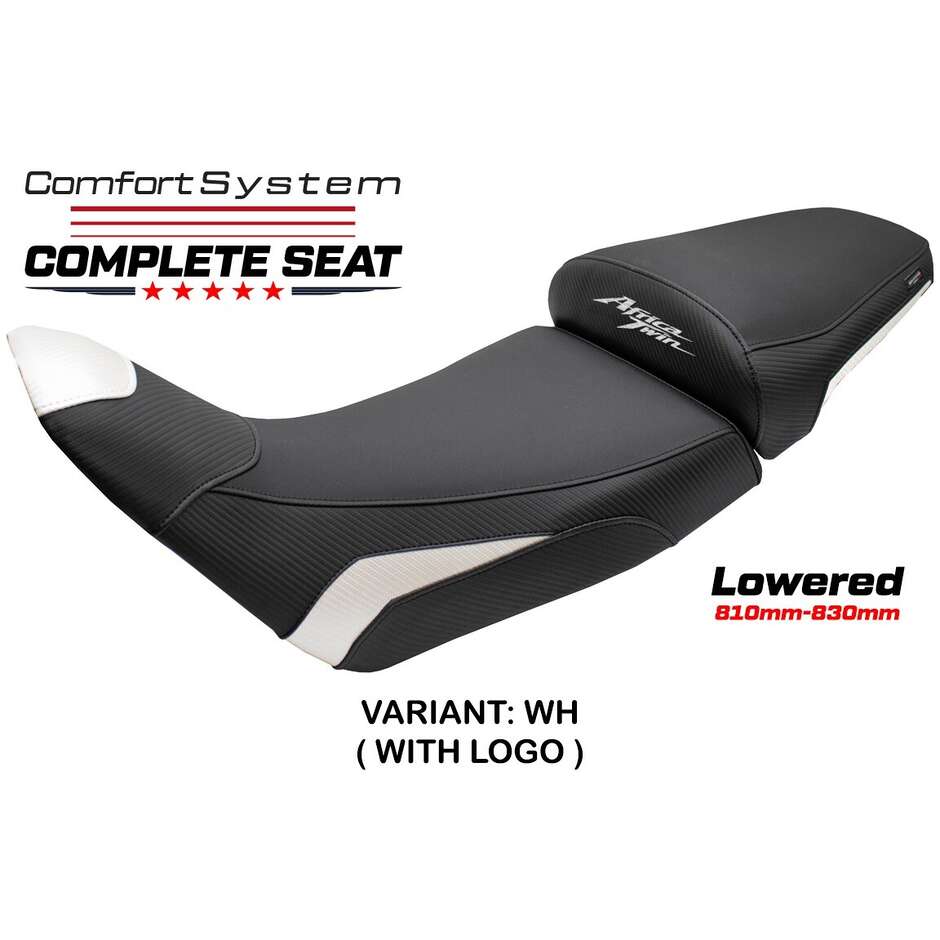 Complete seat TPZ Italia Specific HonPer for Africa Twin 1100 2020-2025 Model Asmara Comfort System - Lowered