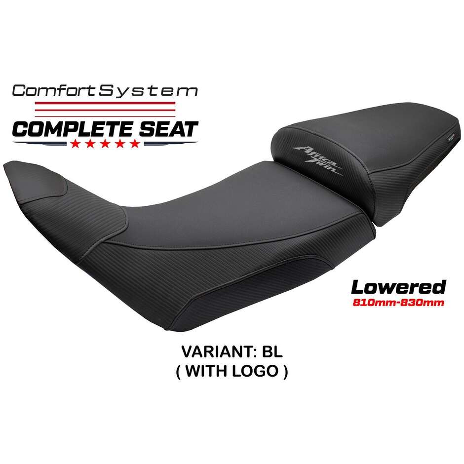 Complete seat TPZ Italia Specific HonPer for Africa Twin 1100 2020-2025 Model Asmara Comfort System - Lowered