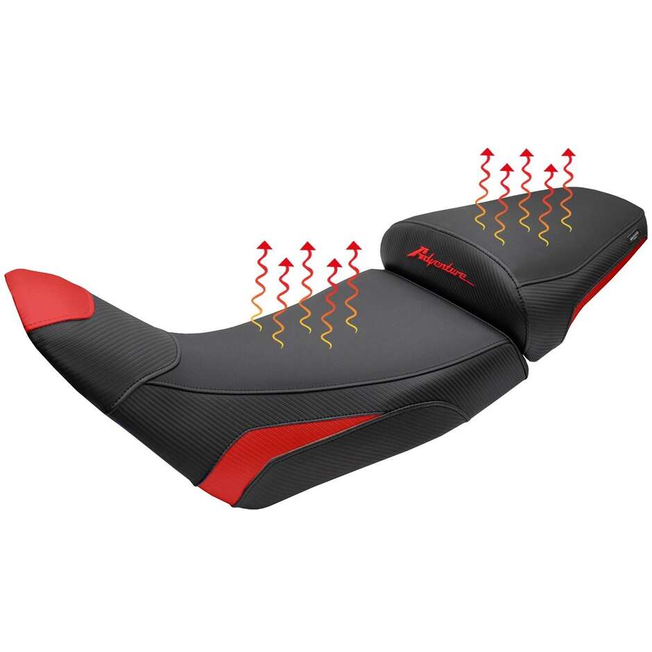 Complete seat TPZ Italia Specific HonPer for Africa Twin 1100 2020-2025 Model Asmara Heating Comfort System - Standard