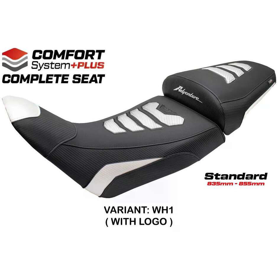 Complete seat TPZ Italia Specific HonPer for Africa Twin 2020-2025 Model Asmara Comfort System Plus